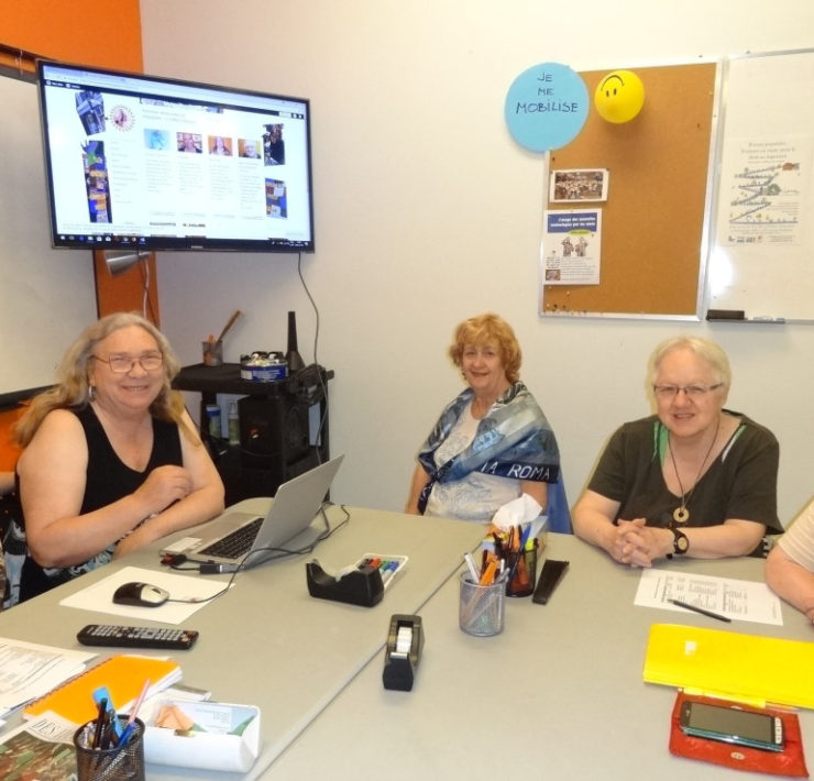 Les blogueuses du printemps 2018 (de droite à gauche) Lise Dugas, Louise Bélanger, Francine Quesnel, Sylvie Goulet, Véronique Morel et Nathalie Fortin (absente de la photo)